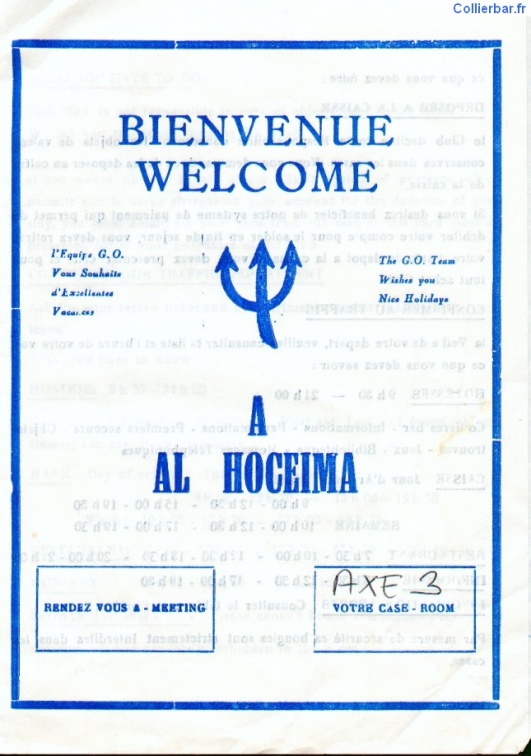 plaquette info Al Hoceima 1992