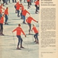 publicité village ski - 1968
