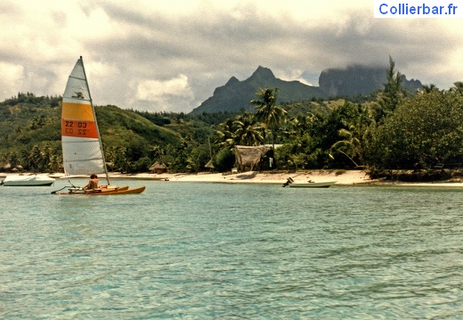Voile à Bora Bora 1986 (7380 visits) Bora Bora 1986 Voile à Bora Bora 1986