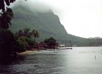 La brume sur le village (21996 visits, rating score 3.89) Bora Bora 1991 La brume sur le village