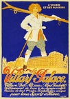 publicité hiver pour Le Villars Palace