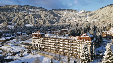 Le Villars Palace vu du ciel