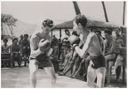 Combat de boxe a Baratti (12046 visits) Club Méditerranée Golfo di Baratti 1951 Combat de boxe a Baratti