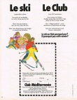 Le ski au club - 1972