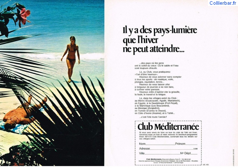 Publicité 1972