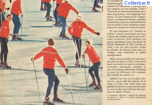 publicité village ski - 1968 (7260 visits, rating score 3.26) Pub avec les pulls rouges - 1968 publicité village ski - 1968