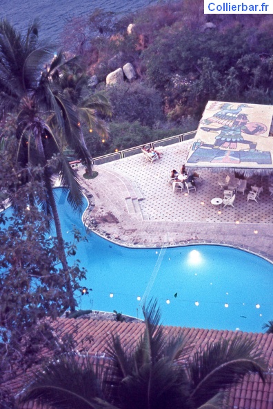 Acapulco 1972 - La piscine