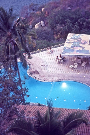 Acapulco 1972 - La piscine