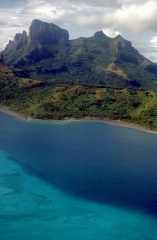 Bora Bora vue aerienne