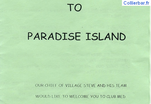Welcome to Paradise (7116 visits, rating score 4.23) Paradise Island Eté 2000 Welcome to Paradise