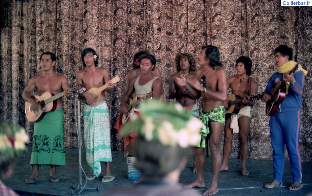 Cérémonie d'accueil 1978 Moorea