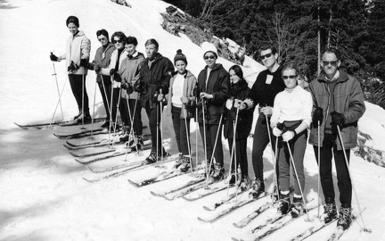 Cours de ski - Leysin Charleston hiver67/68