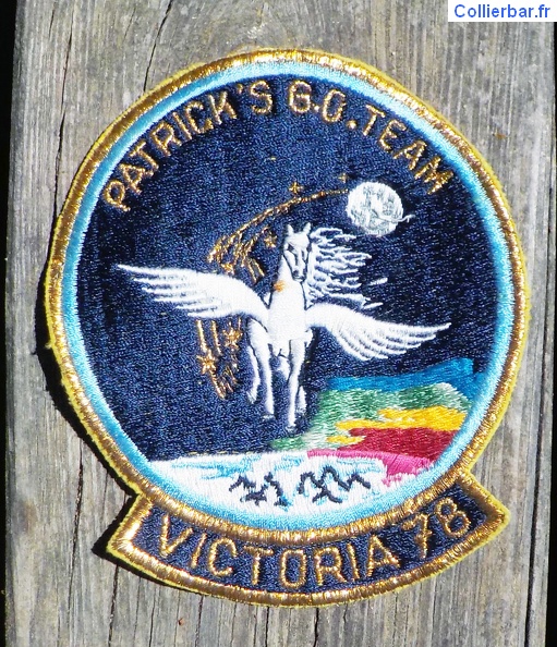 Ecusson distribué à l'équipe des GO du Victoria 1978