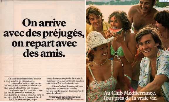Publicité 1977 photos prises à Santa Julia, Corse